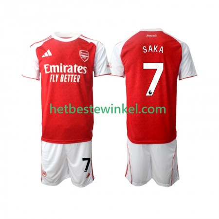 Arsenal Bukayo Saka 7 Voetbalshirts Kind Thuis 2025-26